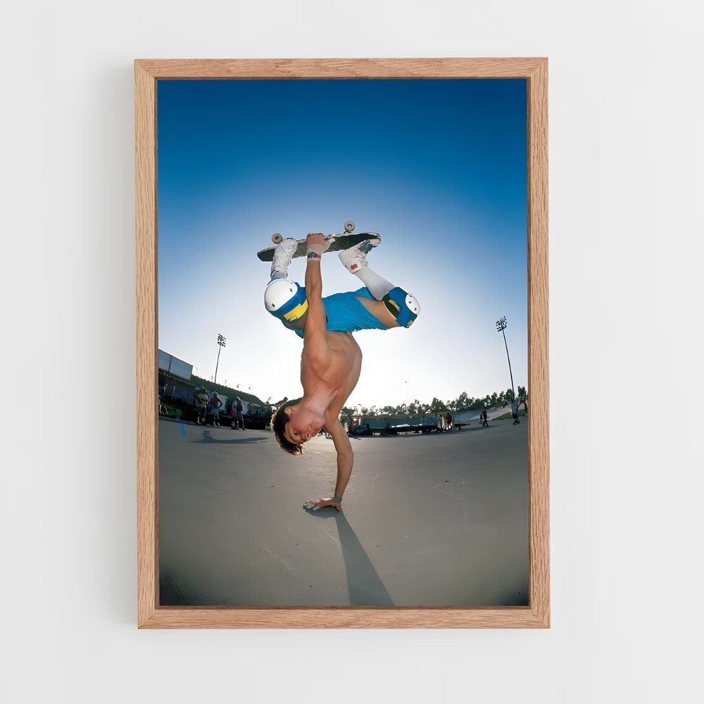 Poster Skate & Balance – affiche Skateboard (vue 4)